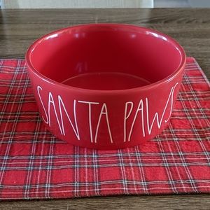 Rae Dunn Santa Paws NWOT